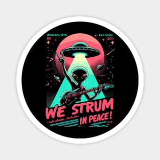 We Strum in Peace! Magnet